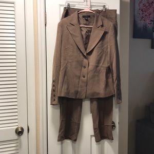 Brown pant suit by Ninety